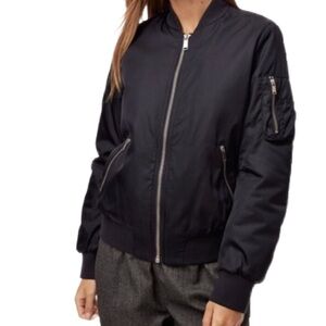 ARITZIA NWOT Babaton Gilman Bomber in Black Size XS